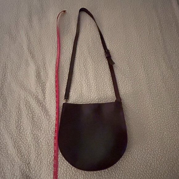 Madewell Transport Saddlebag Crossbody Dark Caberet - Picture 2 of 8